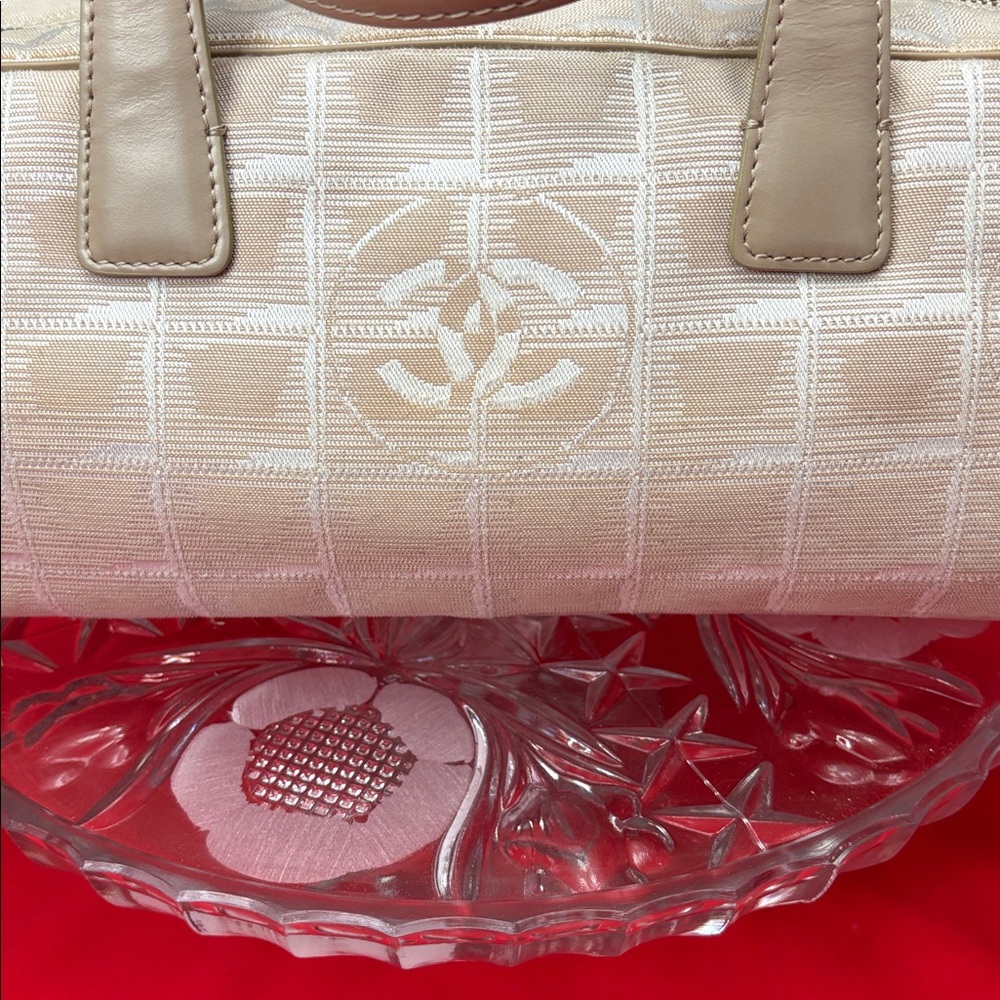 CHANEL Beige and White Patterned inc COA - Picture 2 of 11